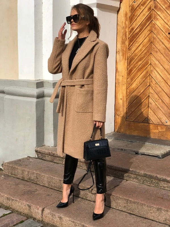 Amila Wool-Blend Coat Coats – Line