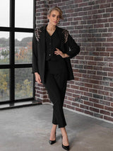 Biker trijų dalių kostiumas