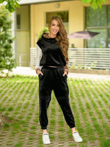 Double veliūrinis kostiumas