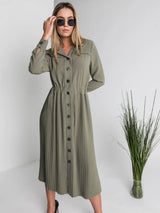 Orchid midi suknelė