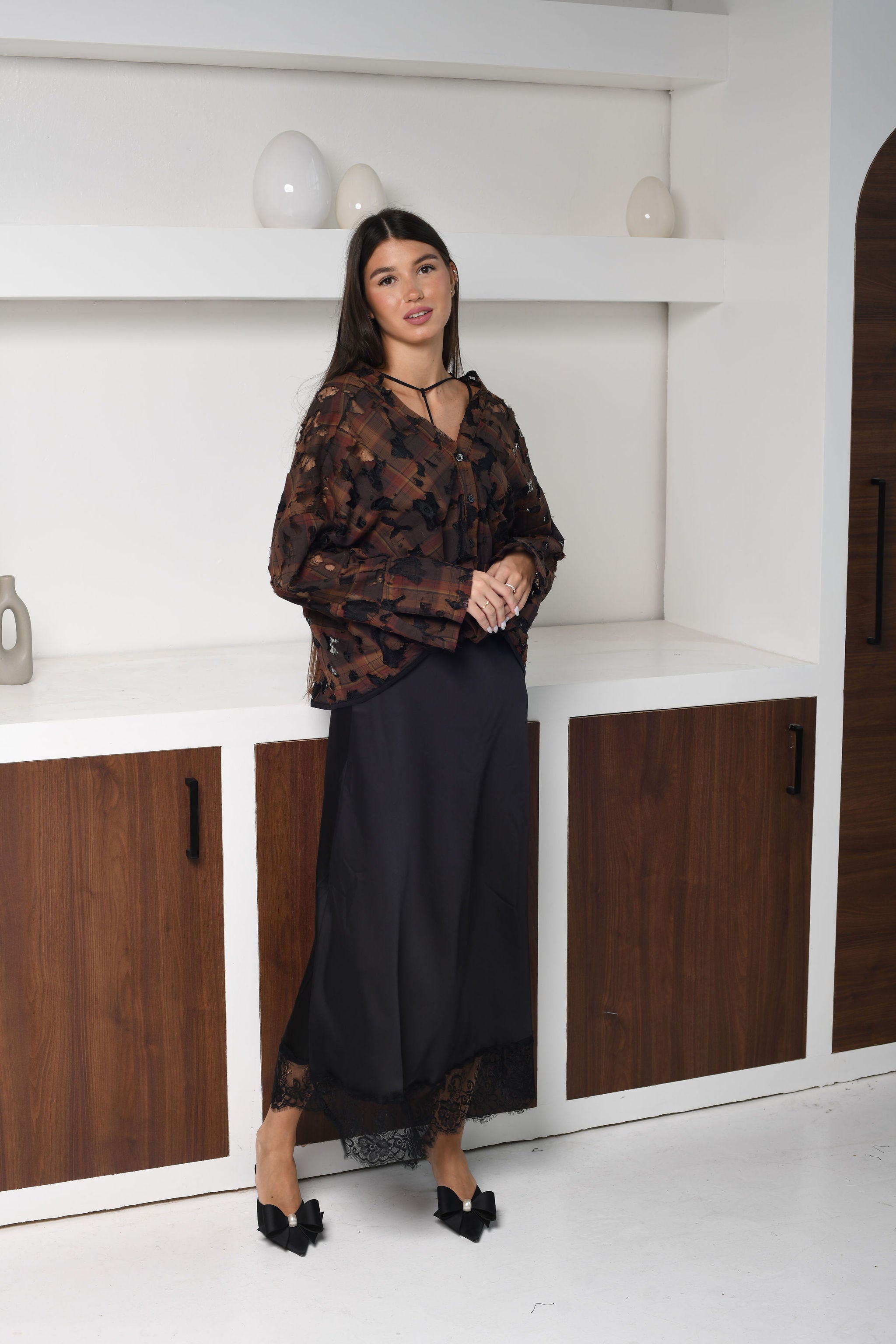 Curated by A.P.Line - Boa Blouse