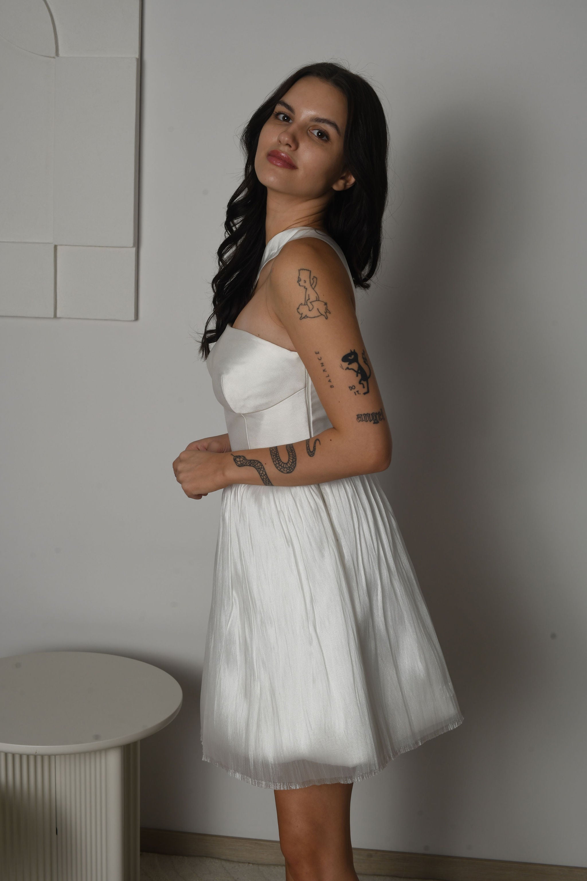 FOR RENT - Lumière Glow Corset Mini Dress