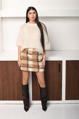 Cicero wool skirt