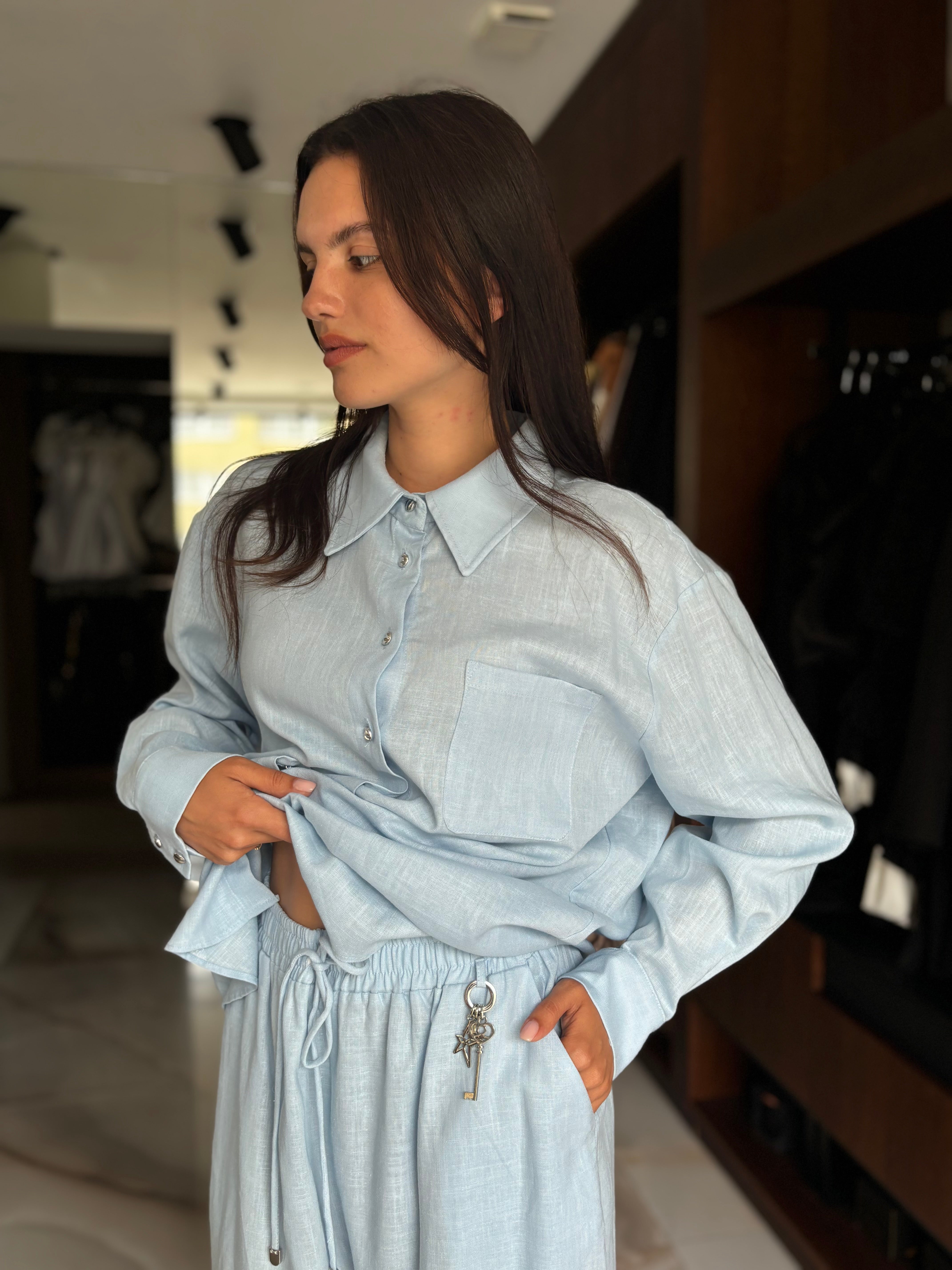 Linen Set - Sky