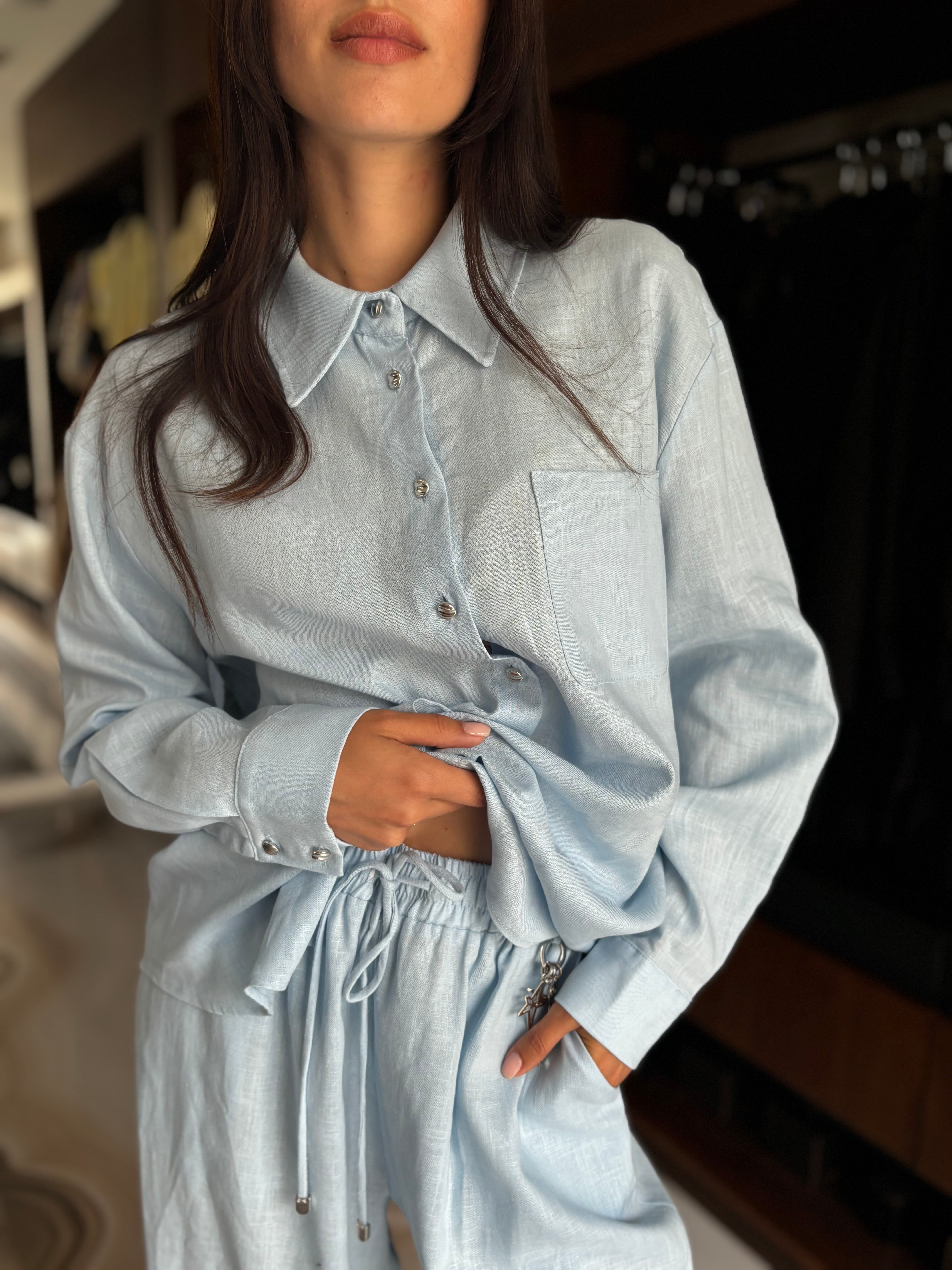 Linen Set - Sky