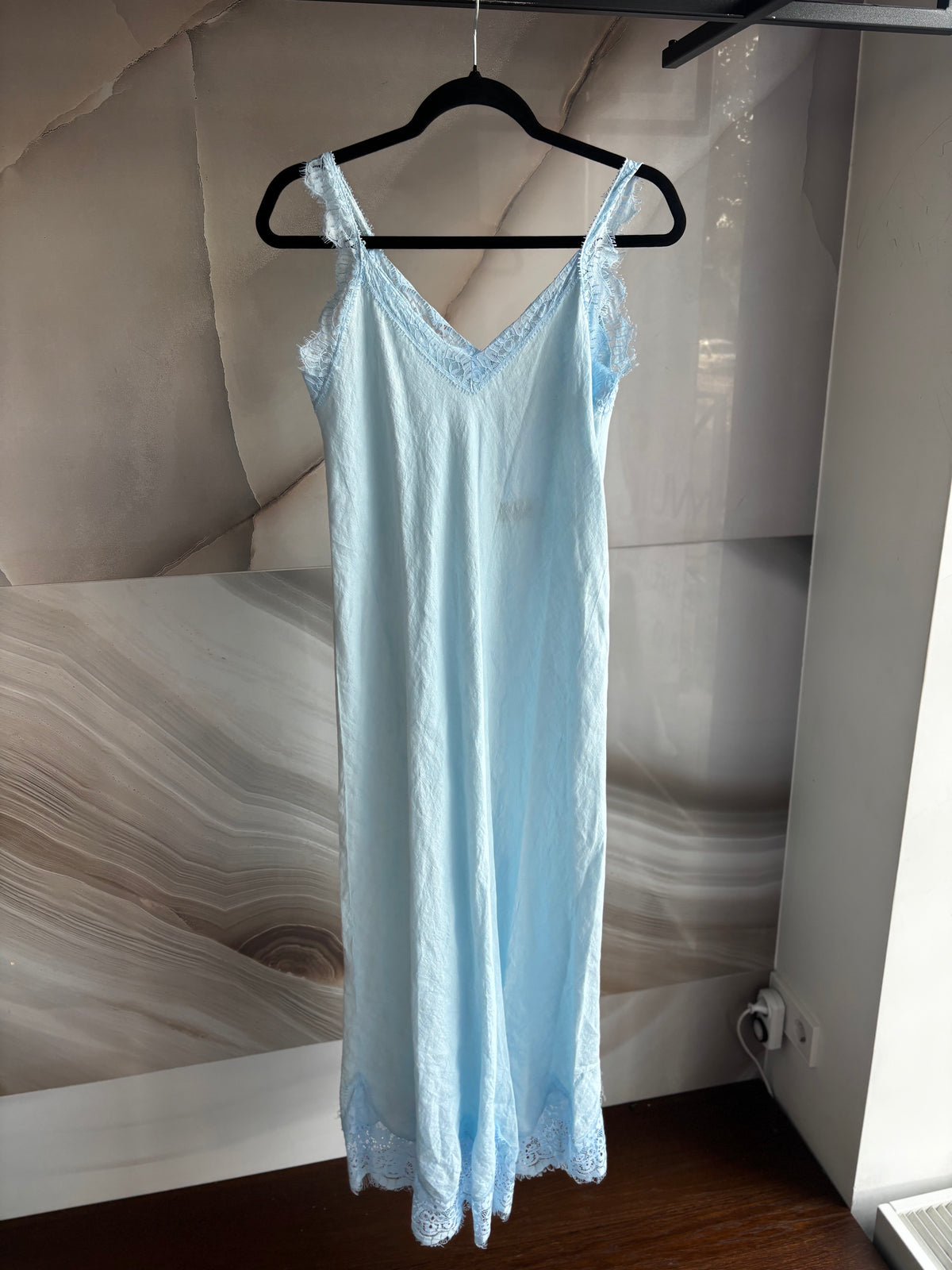 ISOLDE Linen Dress - (S/M)