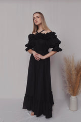 Paula lininė suknelė