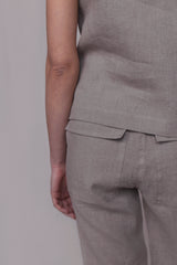 Bella 3 dalių lininis kostiumas