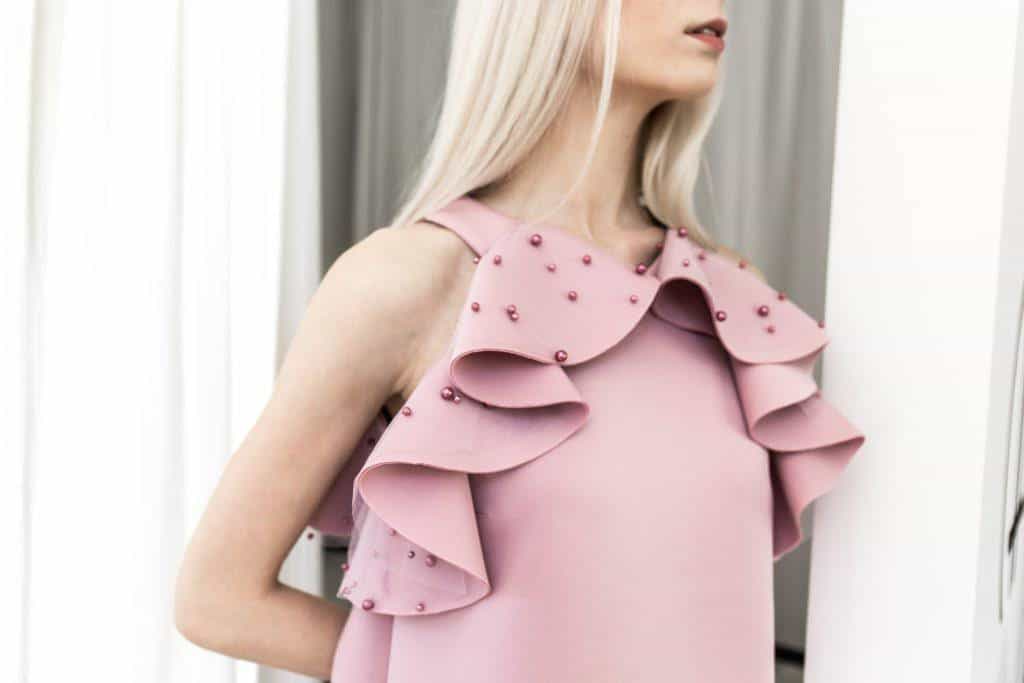 Plum neopreno suknelė