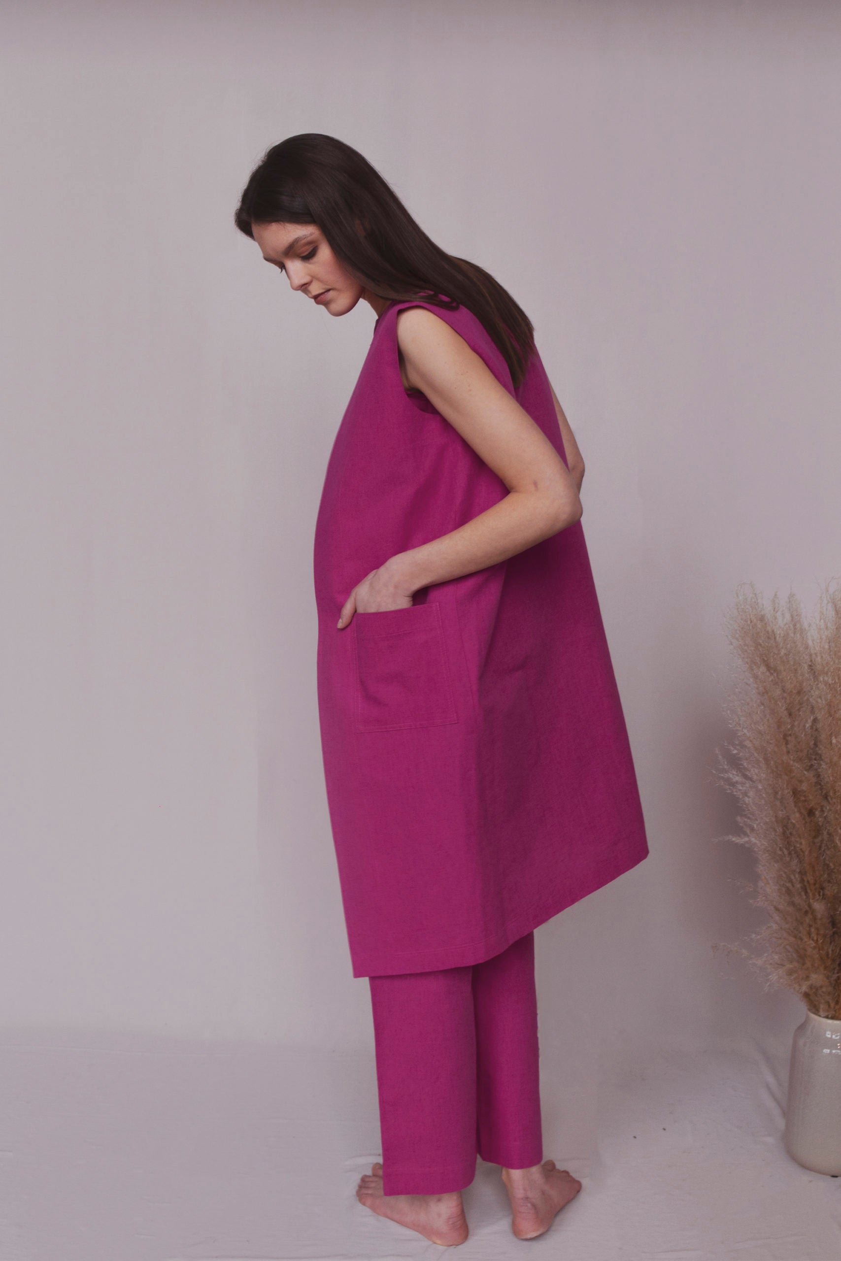 Ruth 3 dalių lininis kostiumas