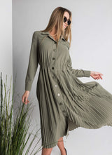 Orchid midi suknelė