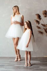 Starlit mergaitės suknelė