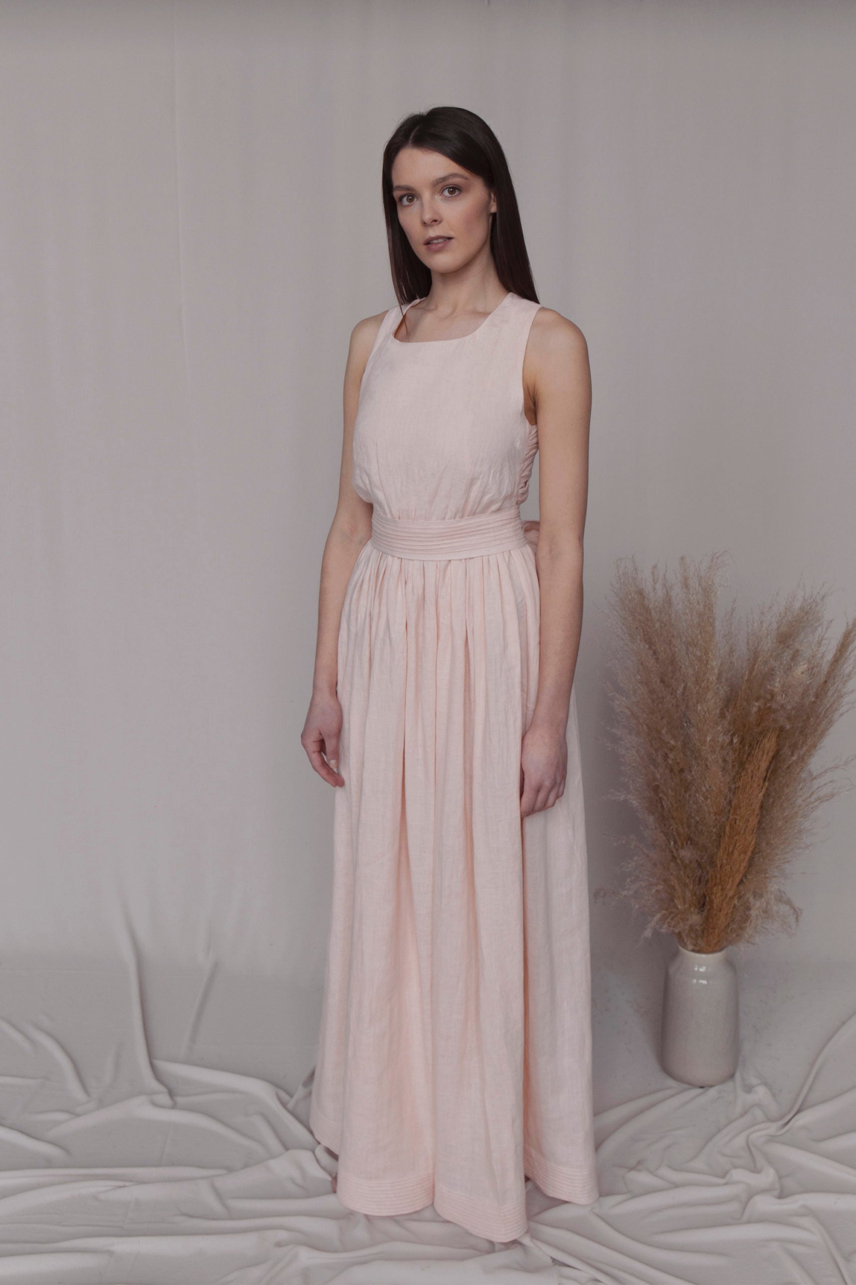 Daniella Maxi Linen Dress