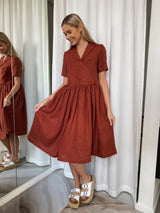 Vivian lininė suknelė