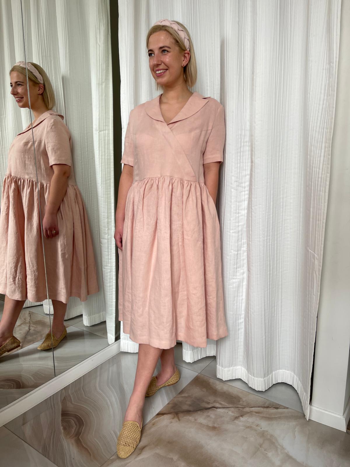 Vivian lininė suknelė