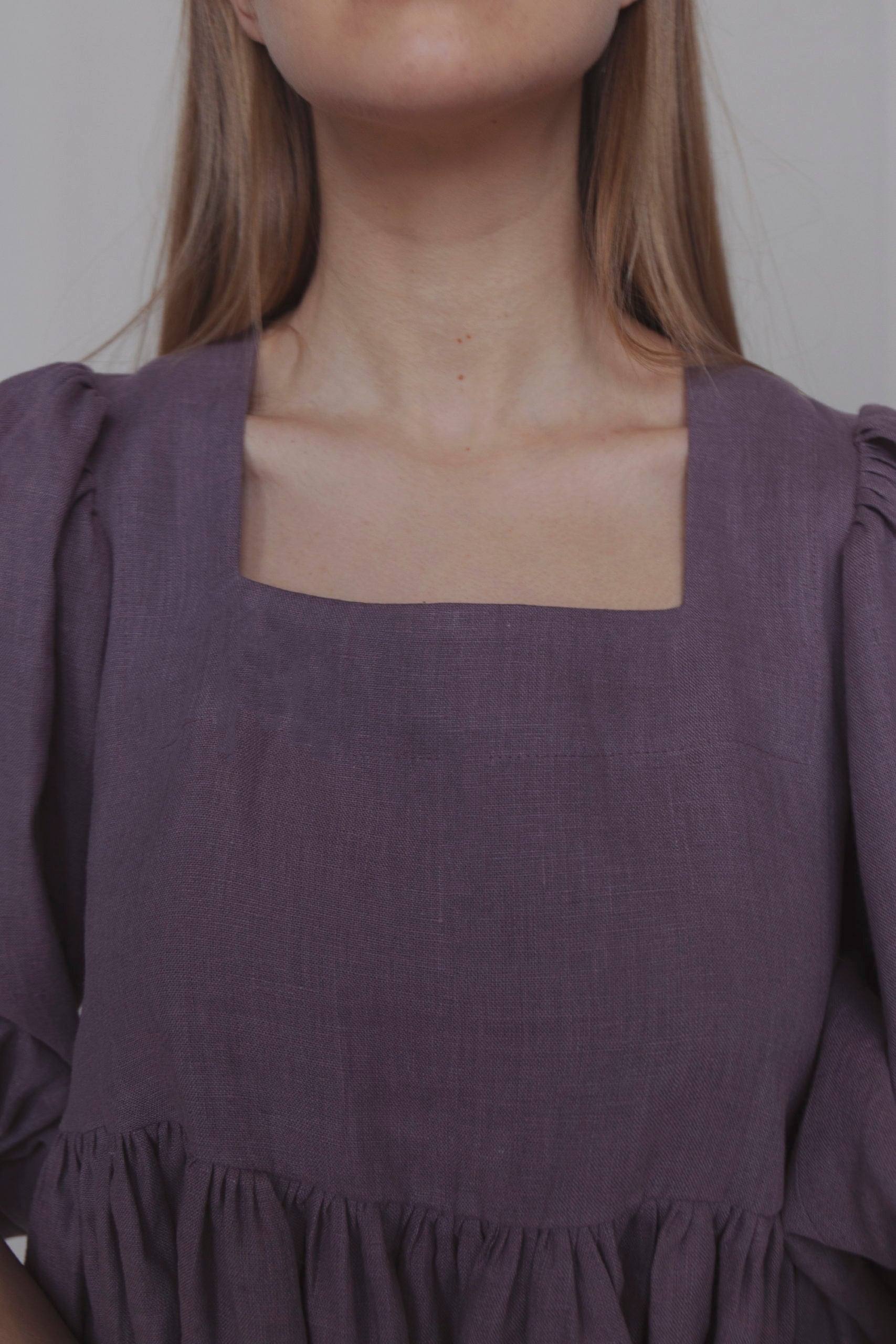 Amy mini lininė suknelė