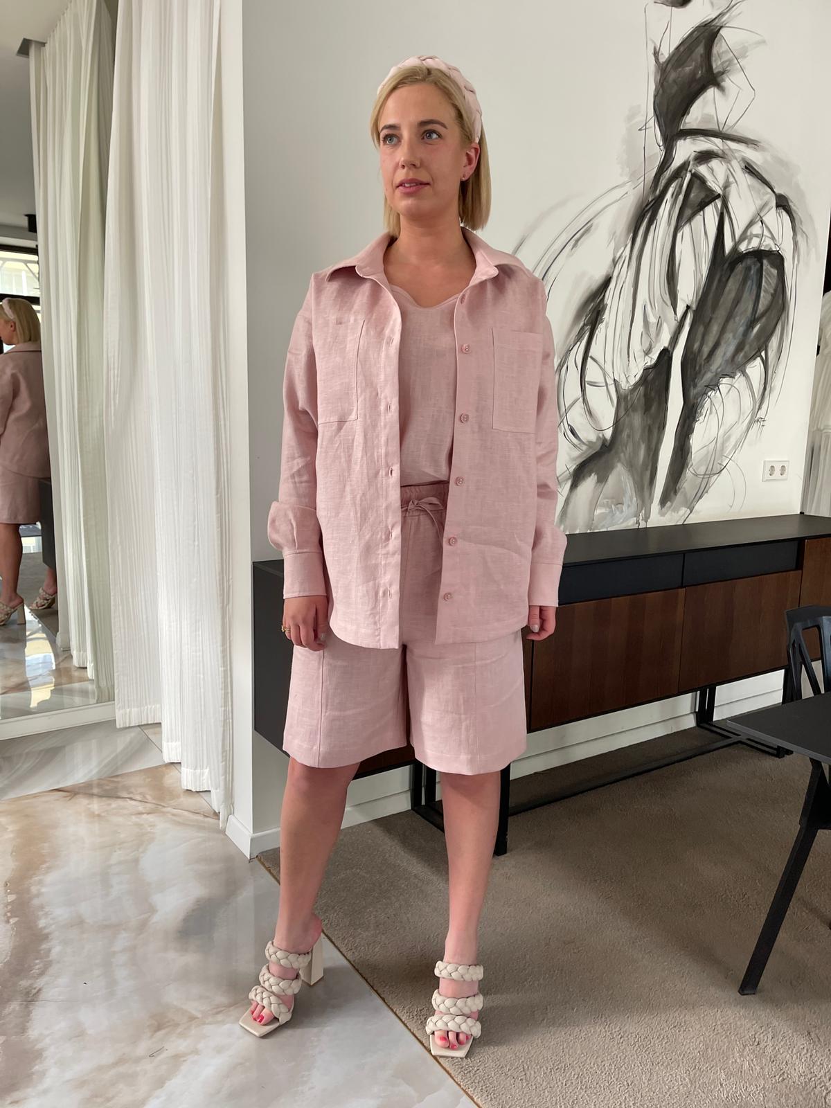 Megan 3 dalių lininis kostiumas