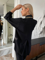 Skolli marškinėliai su apykakle