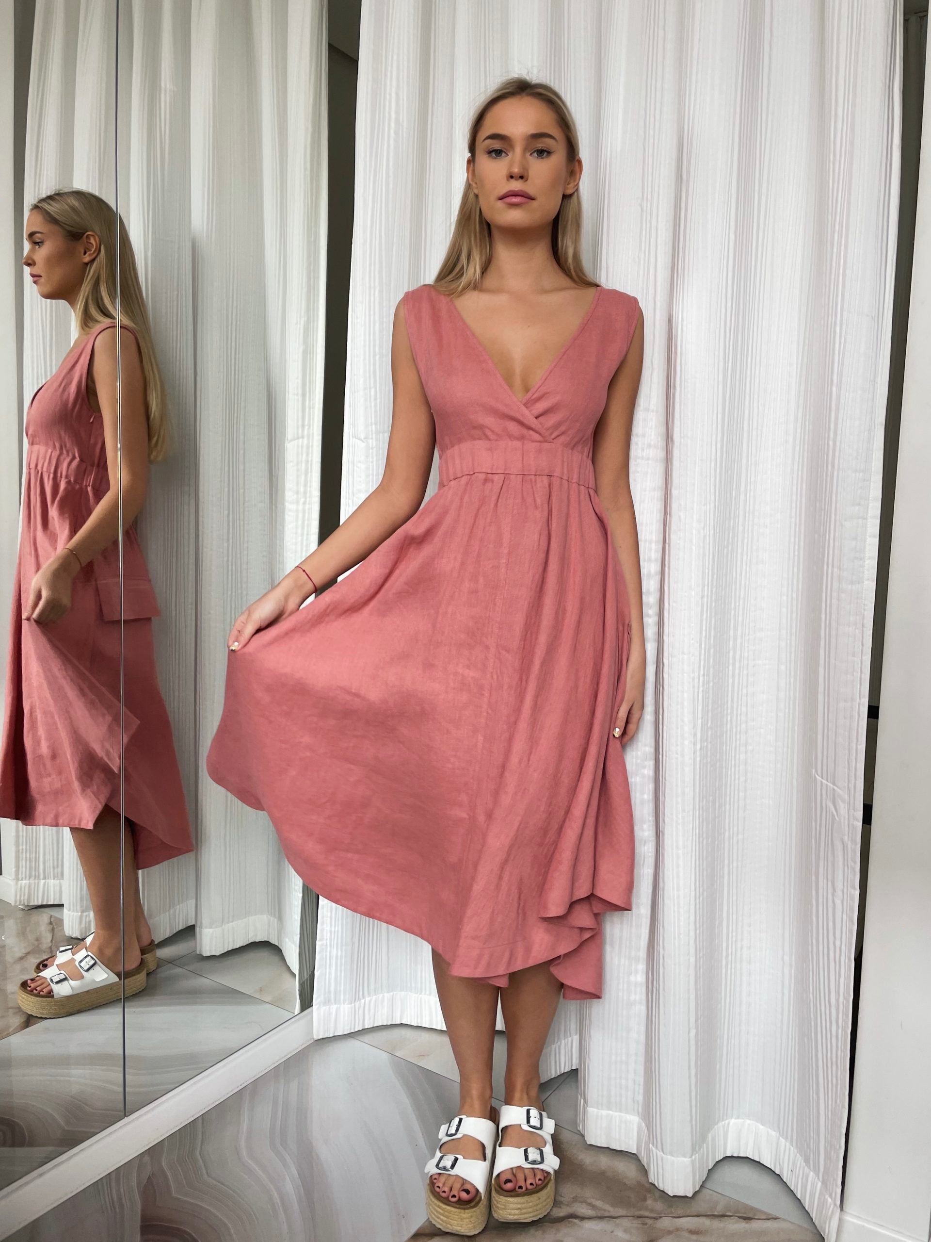 Nona lininė suknelė