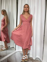 Nona lininė suknelė