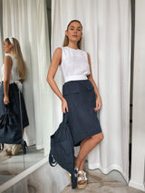 Briana Lininė suknelė