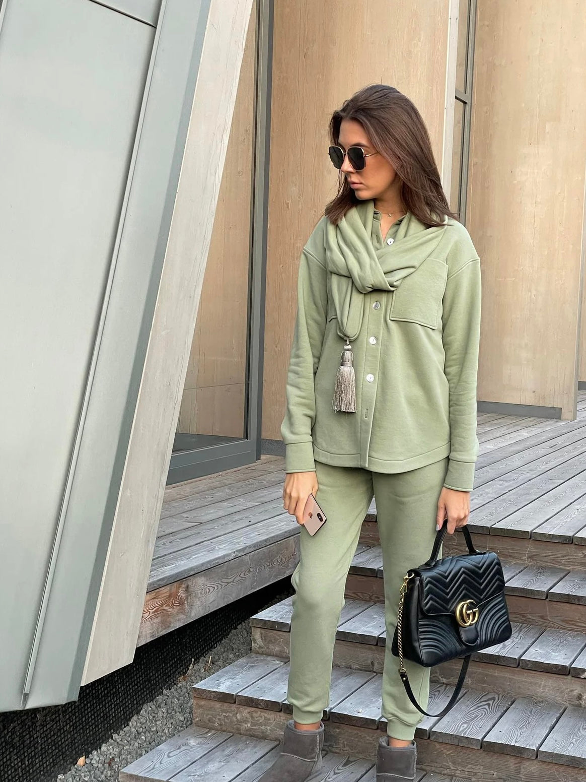 Taumy 3 dalių namų kostiumas