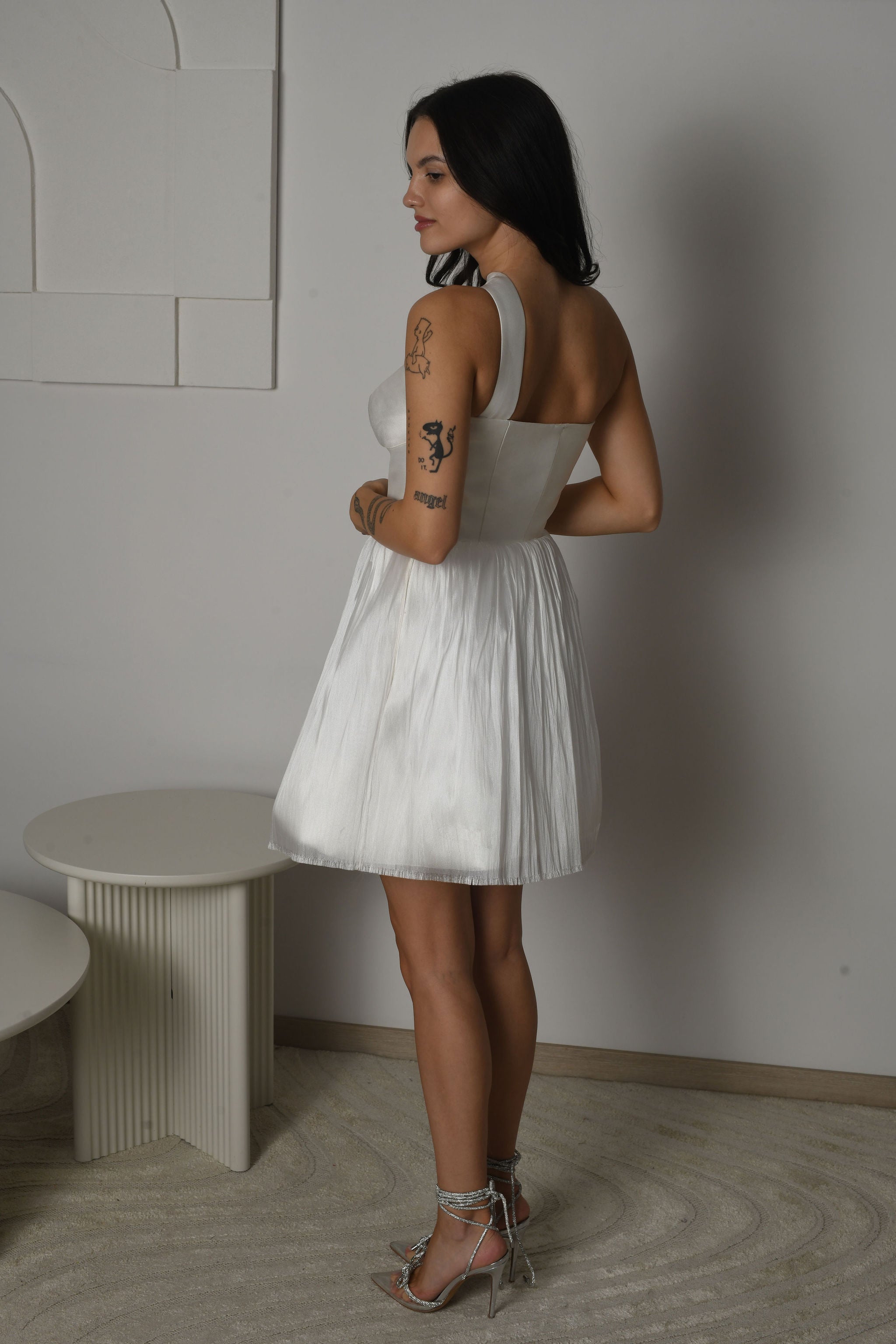 FOR RENT - Lumière Glow Corset Mini Dress