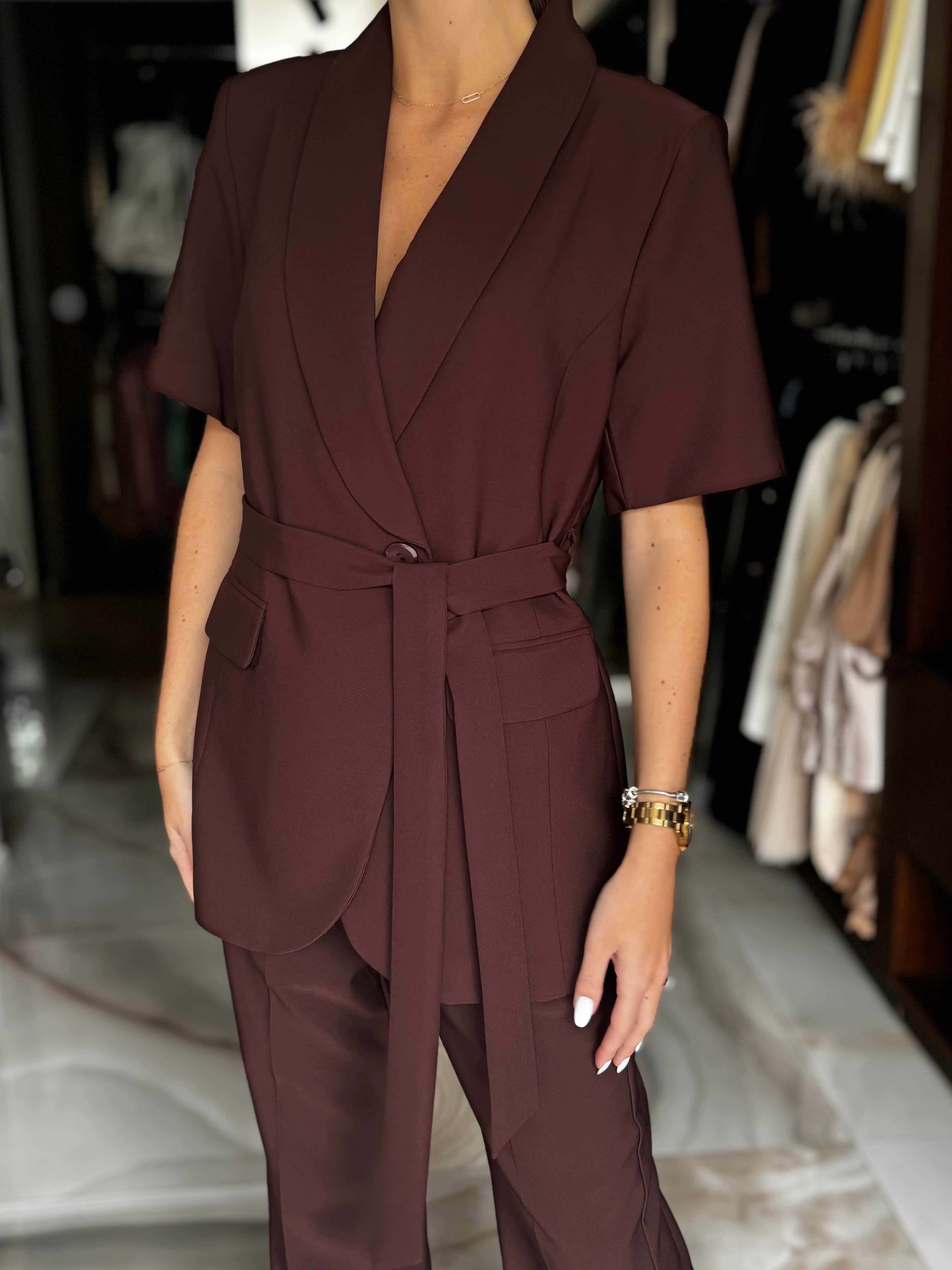 Short Sleeve Suit Set - TURIN