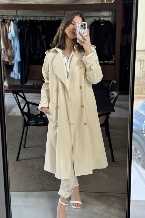 Curated by A.P.Line - Elaina trench coat