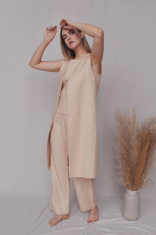 Ruth 3 Piece Linen Suit