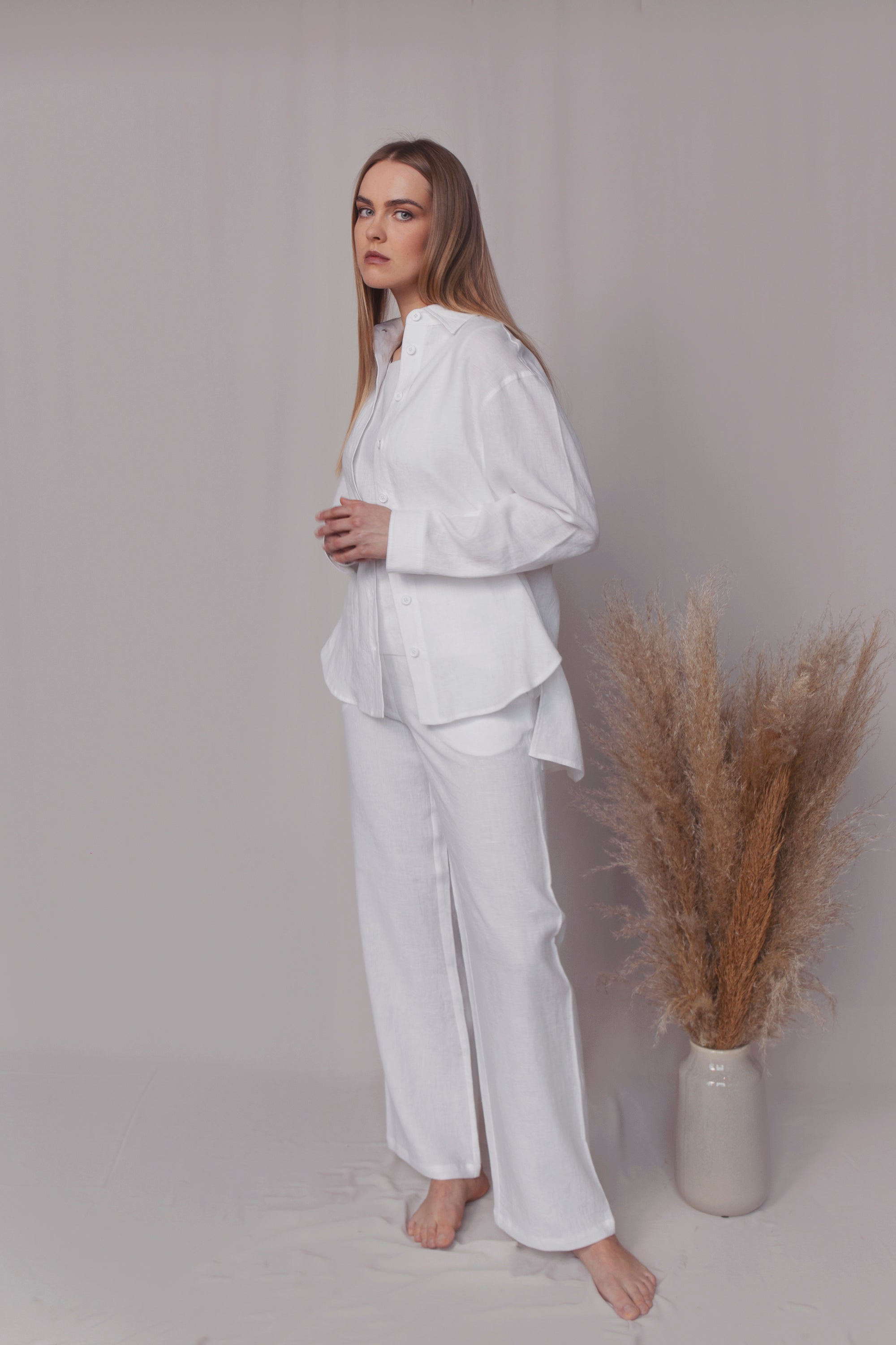 Aria 3 dalių lininis kostiumas