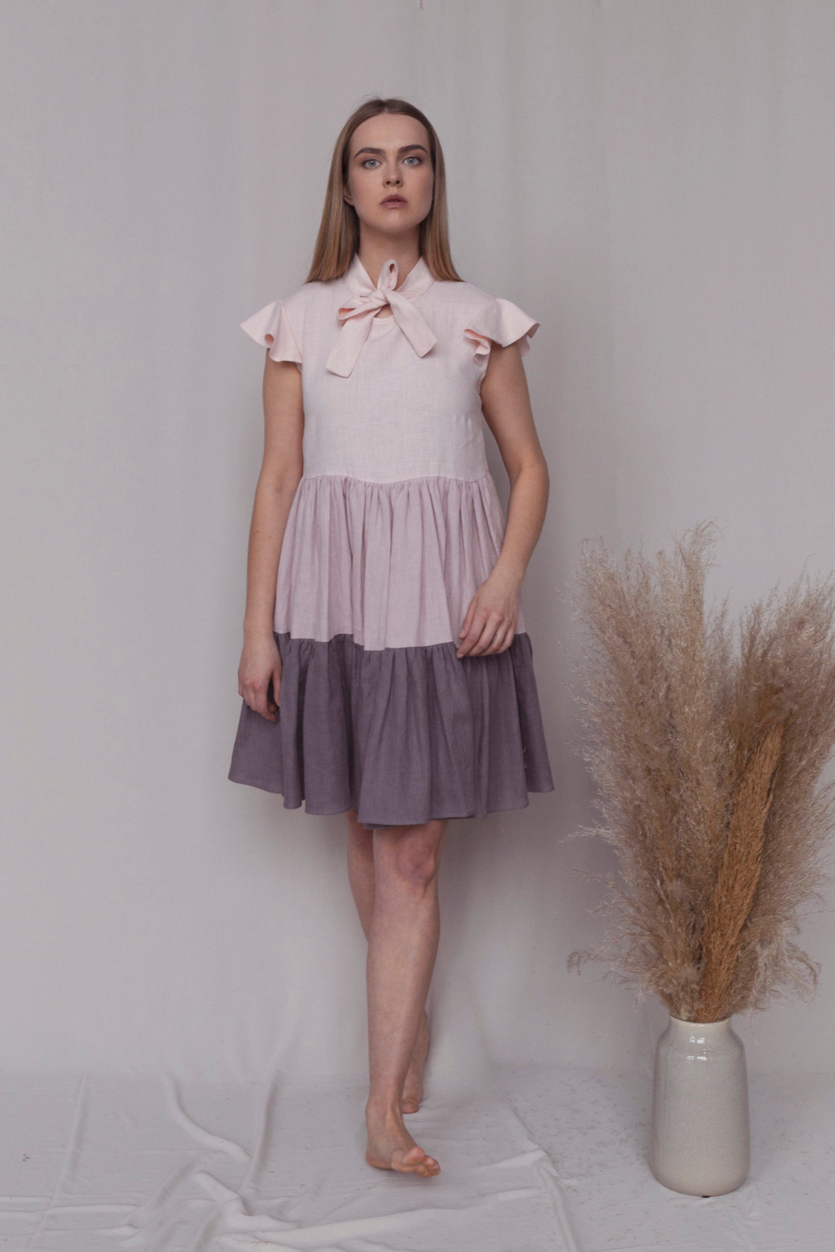 Maya lininė suknelė