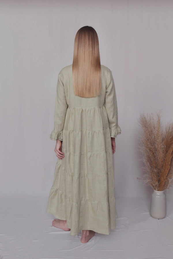 Monica Linen Dress