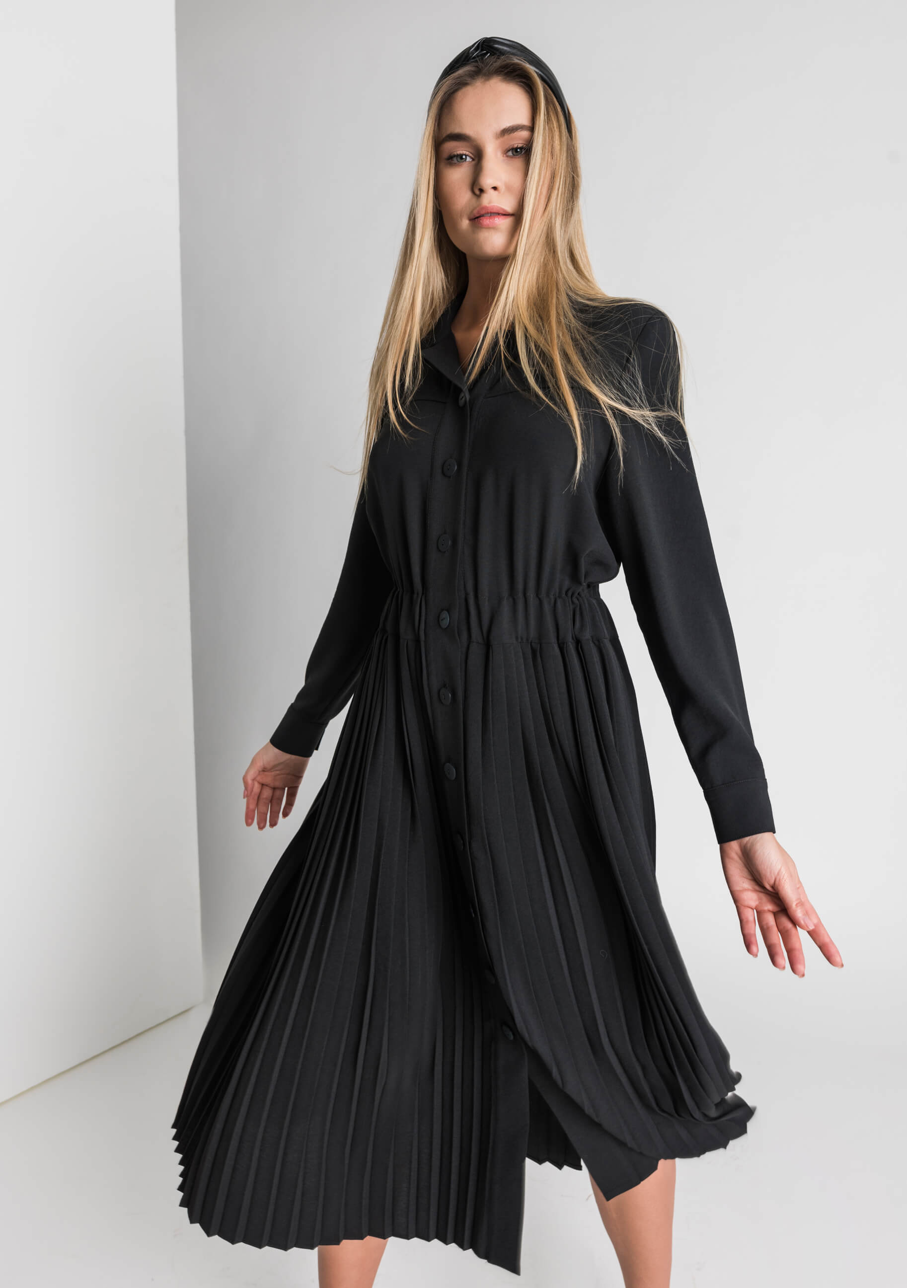 Orchid midi suknelė