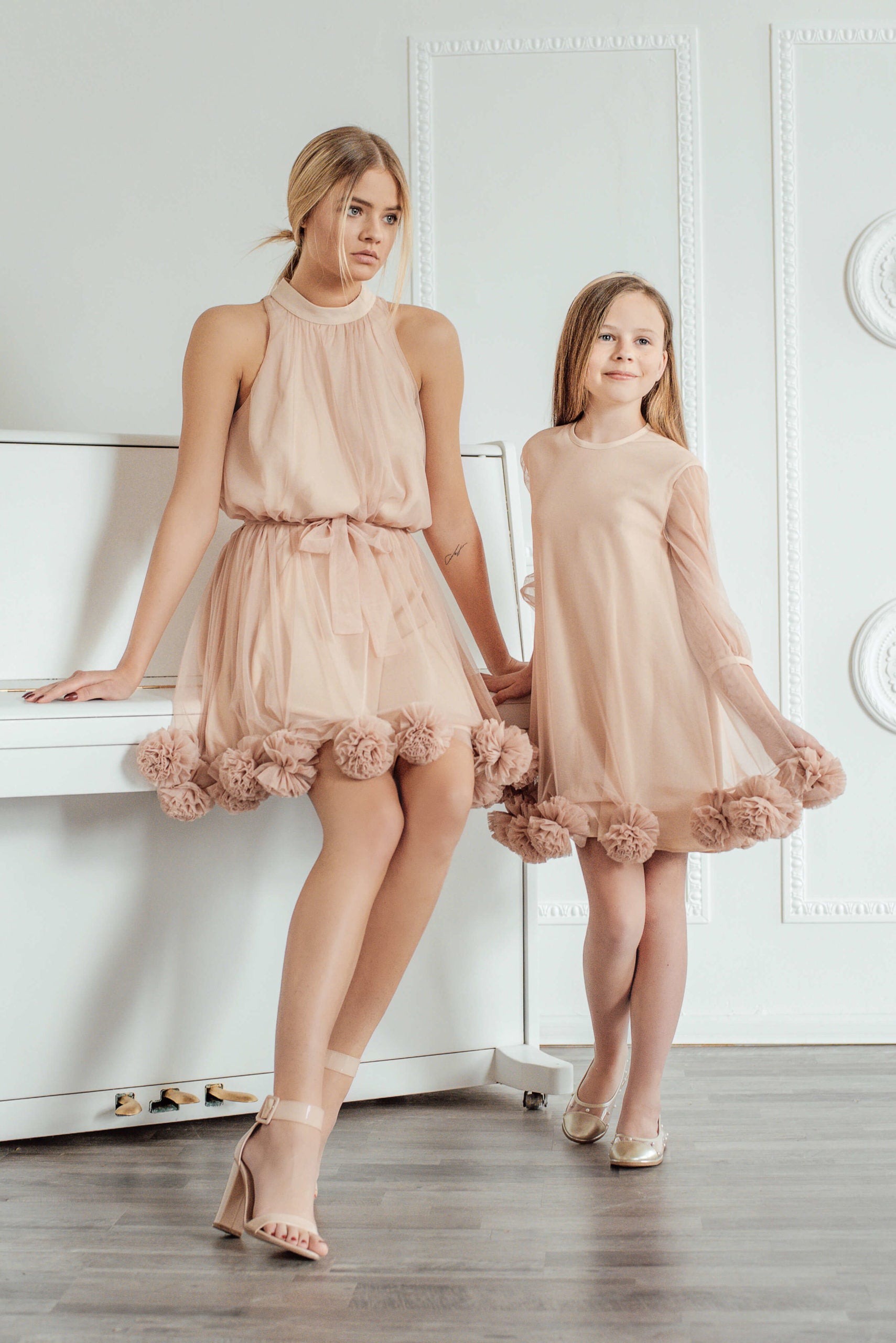 Balik mergaitės suknelė