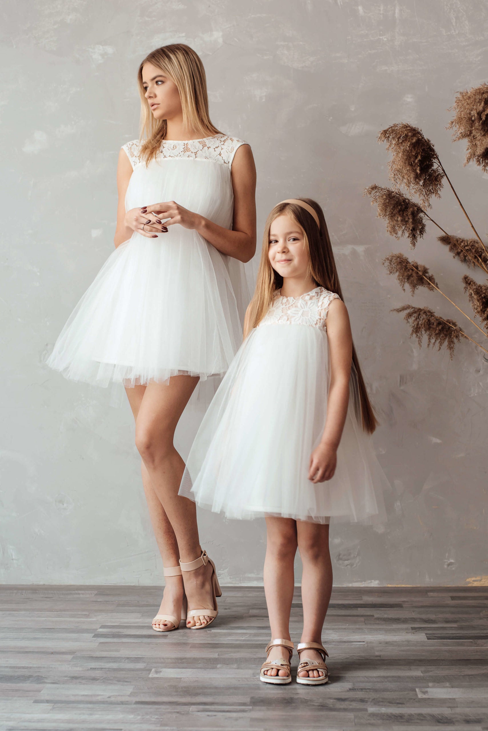 Starlit mergaitės suknelė