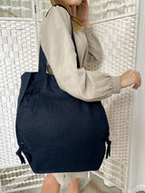Blake Linen Tote Bag