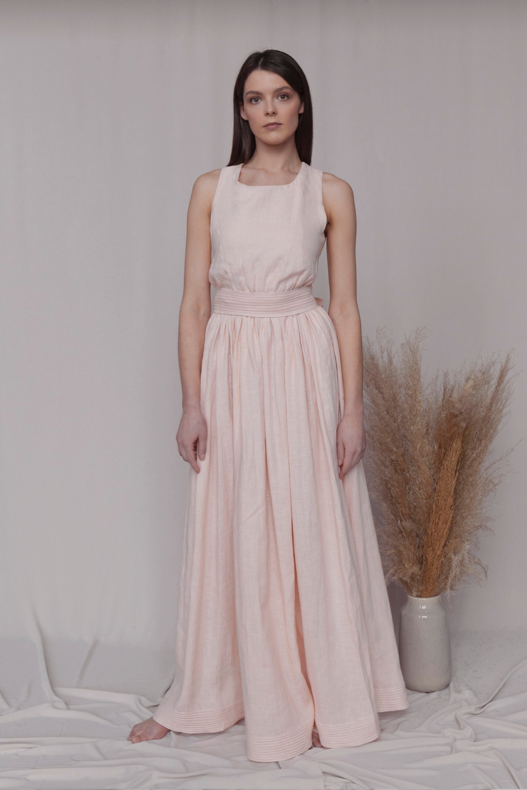 Daniella Maxi Linen Dress