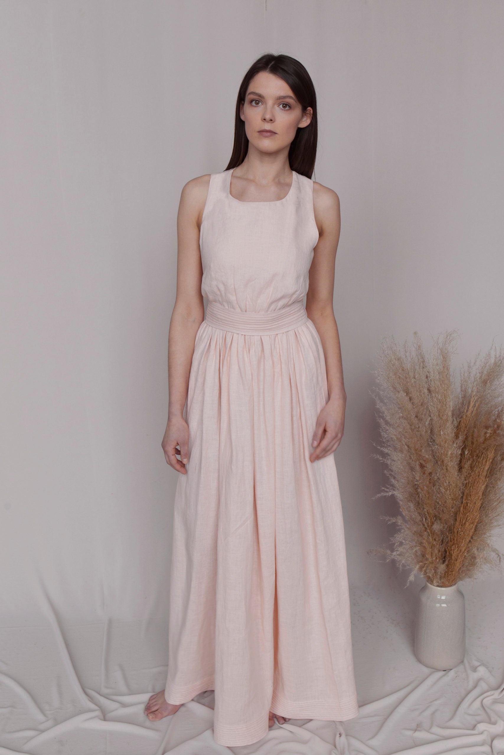 Daniella Maxi Linen Dress