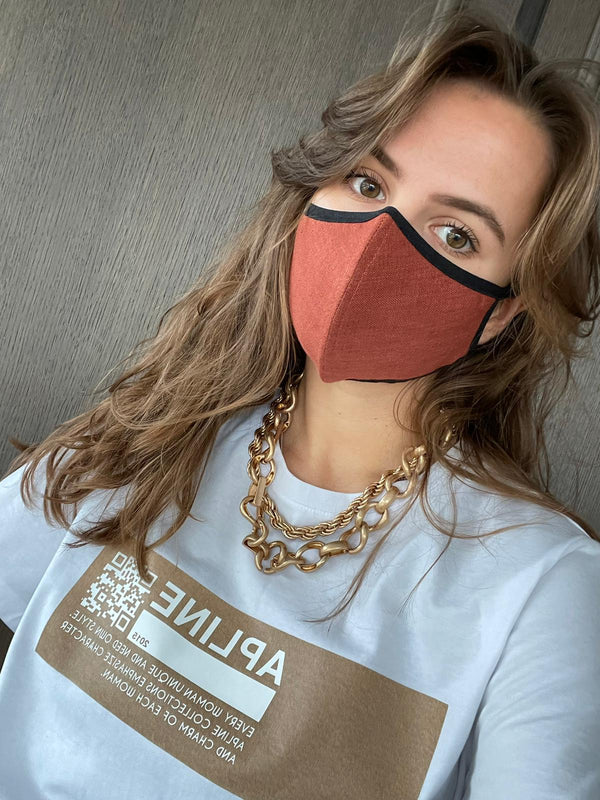 Two-In-One Linen Face Mask