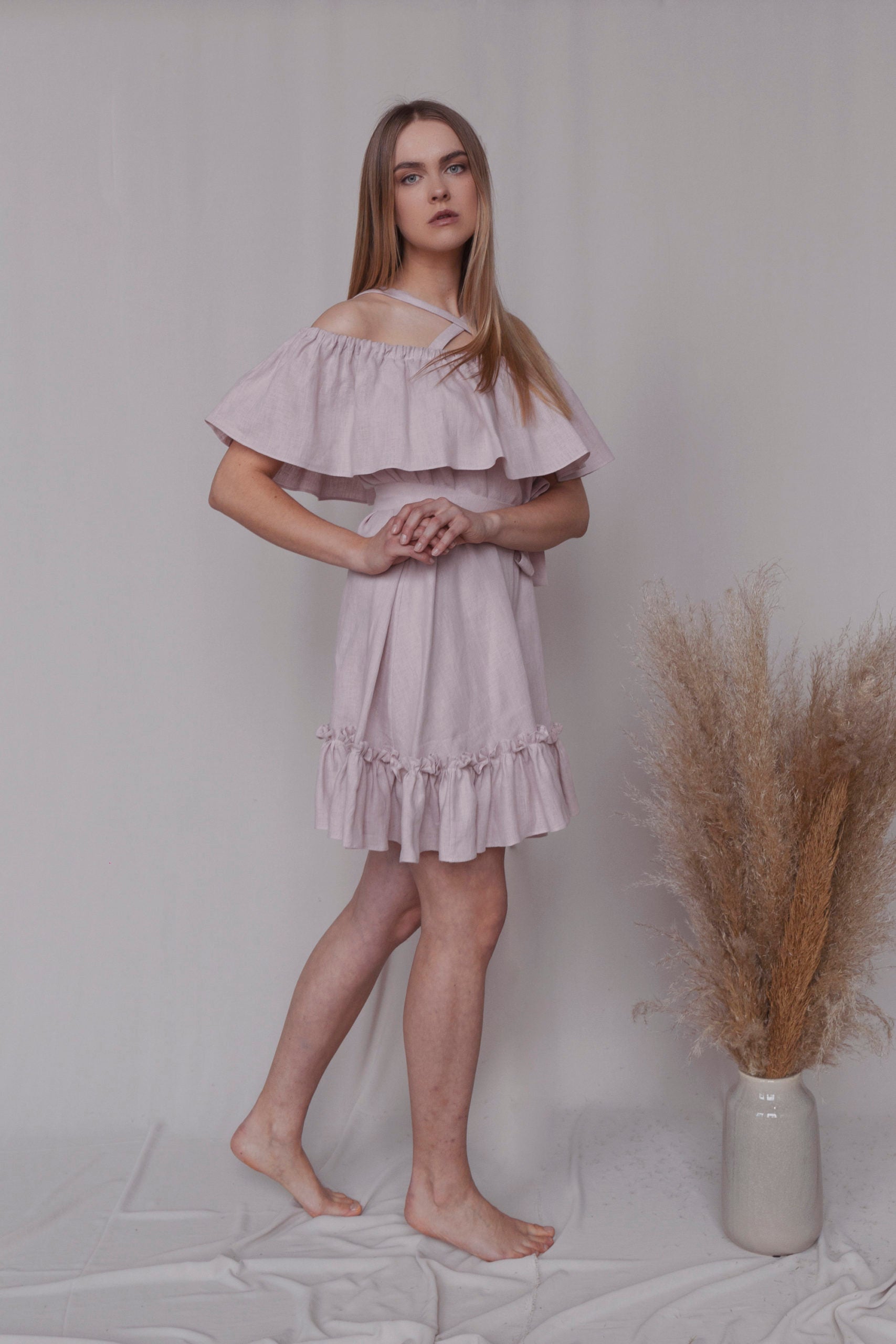 Isabelle lininė suknelė