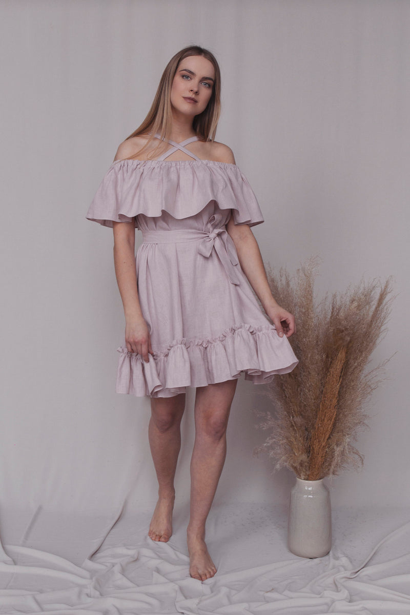 Isabelle Linen Dress