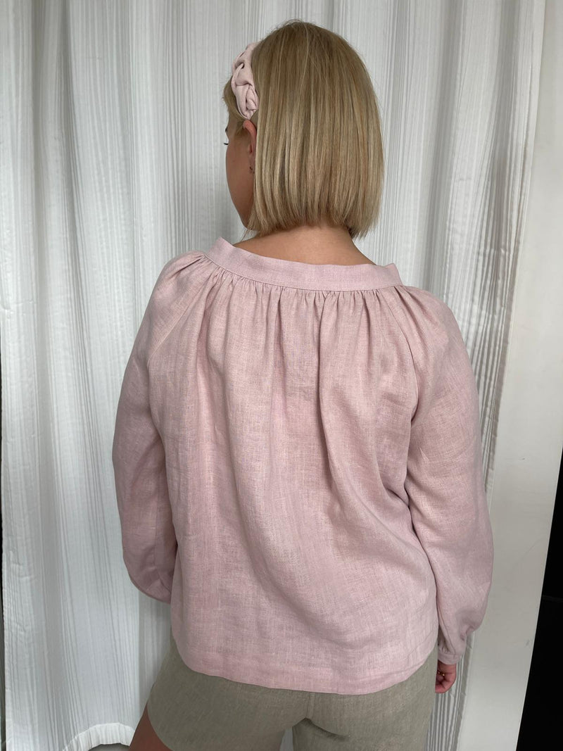 Fiona Linen Blouse