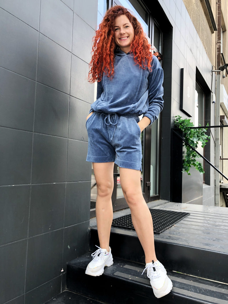 Velour Shorts – Line - Main Image