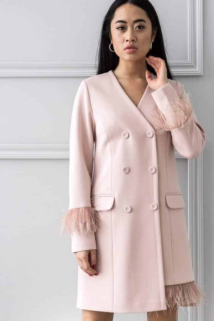 Cherry švarko suknelė